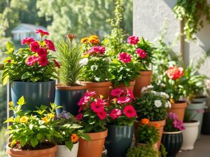 Rośliny na balkon w donicach: jak wybrać gatunki i doniczki dopasowane do miejsca i pielęgnacji